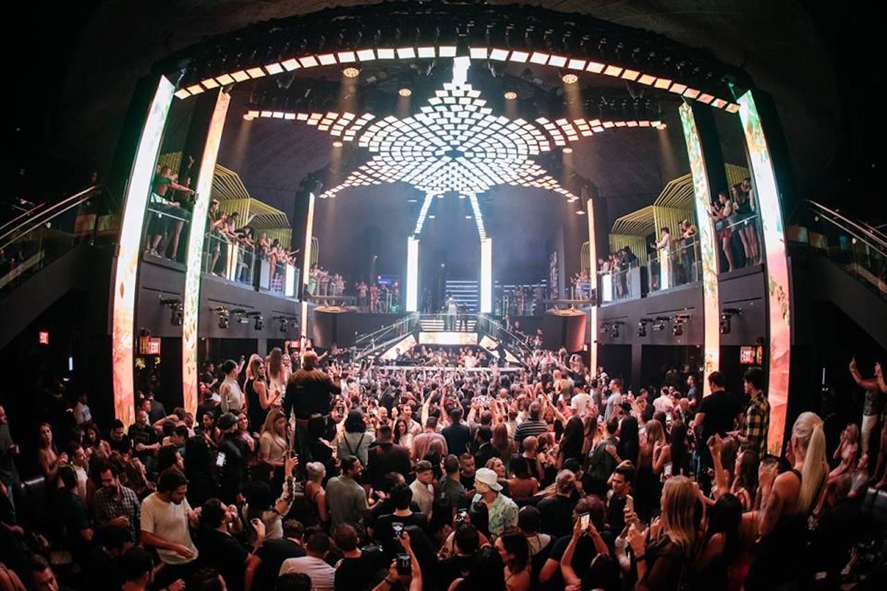 Club crowd inside LIV Miami