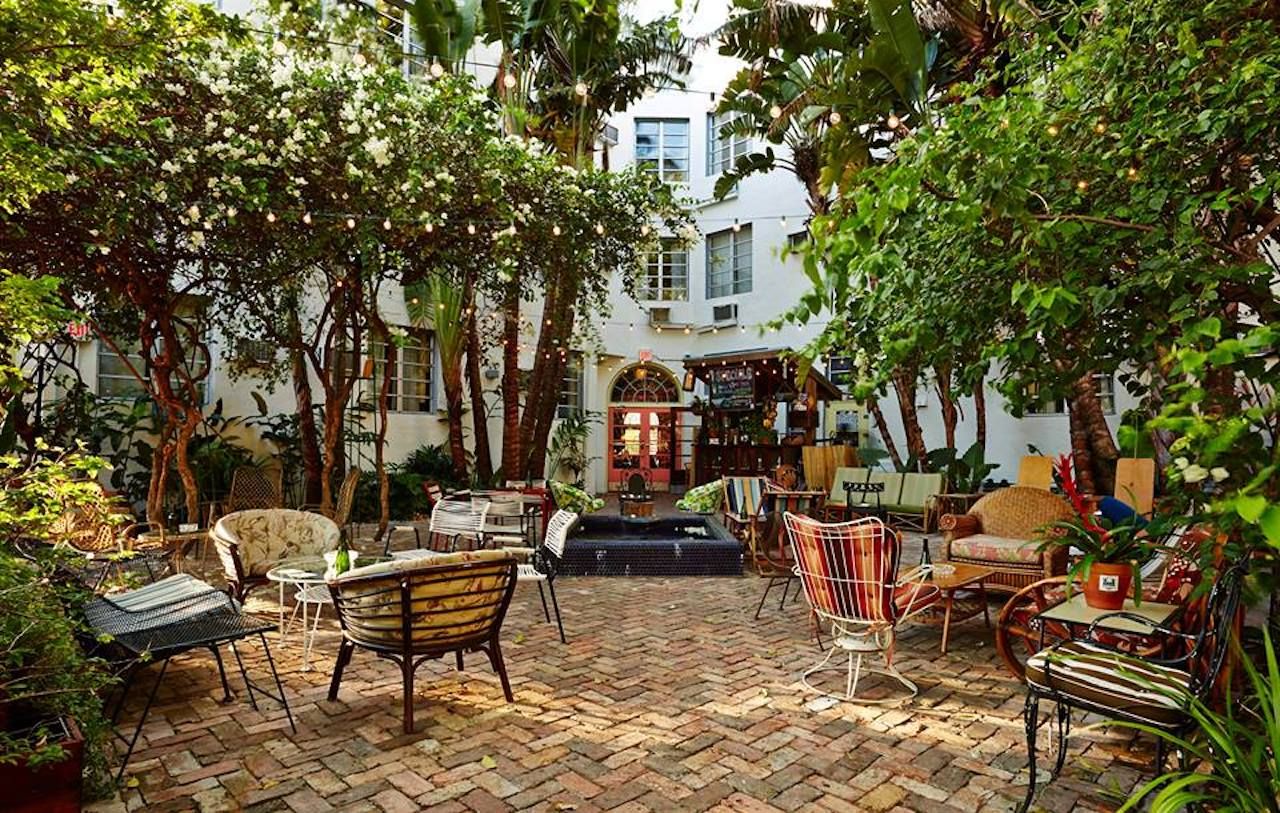 Freehand Miami hotel back patio