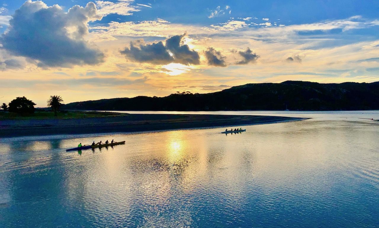 raglan, new zealand paddlers